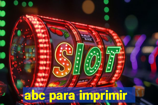 abc para imprimir